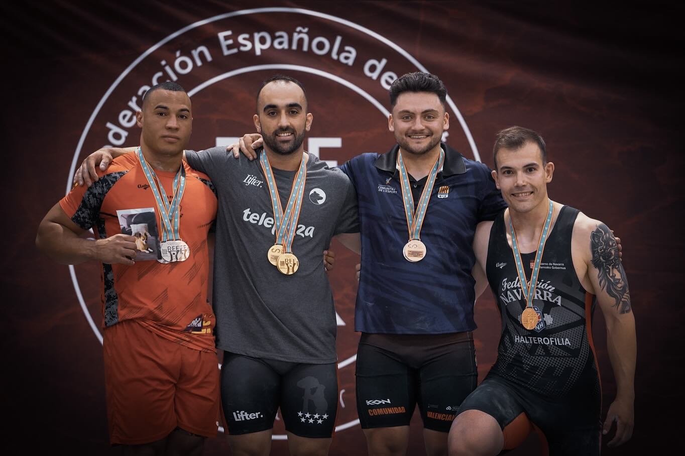 Tres navarras, campeonas de España en el Nacional Absoluto de Halterofilia 2025